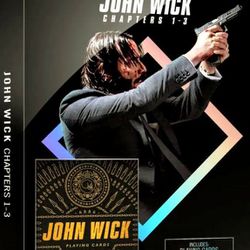 John Wick Chapters 1-3 DVD set