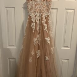 Pale Pink Prom Dress