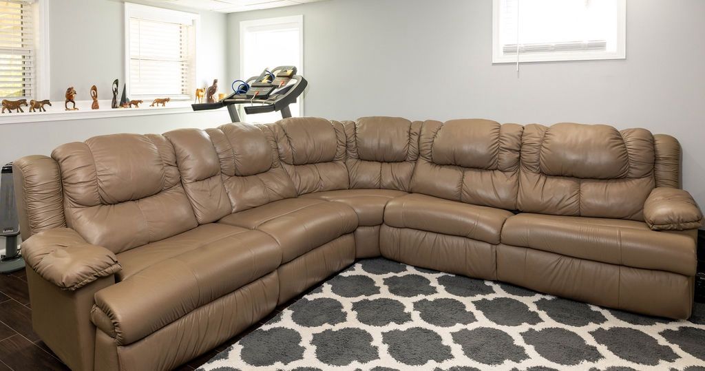 Tan Sleeper Sectional
