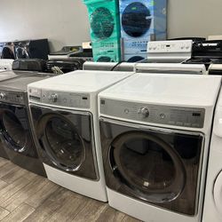 Kenmore elite MEGA capacity washer and dryer set electric with warranty