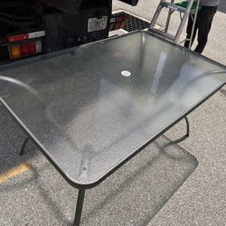 outdoor  patio table L60”W38”H29”