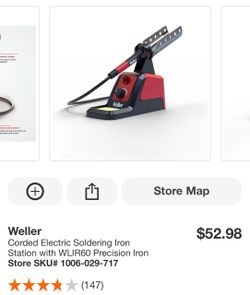 Weller 5 to 30W Precision Grip Soldering Iron Station, 120V | 1 Pack 30-Watt