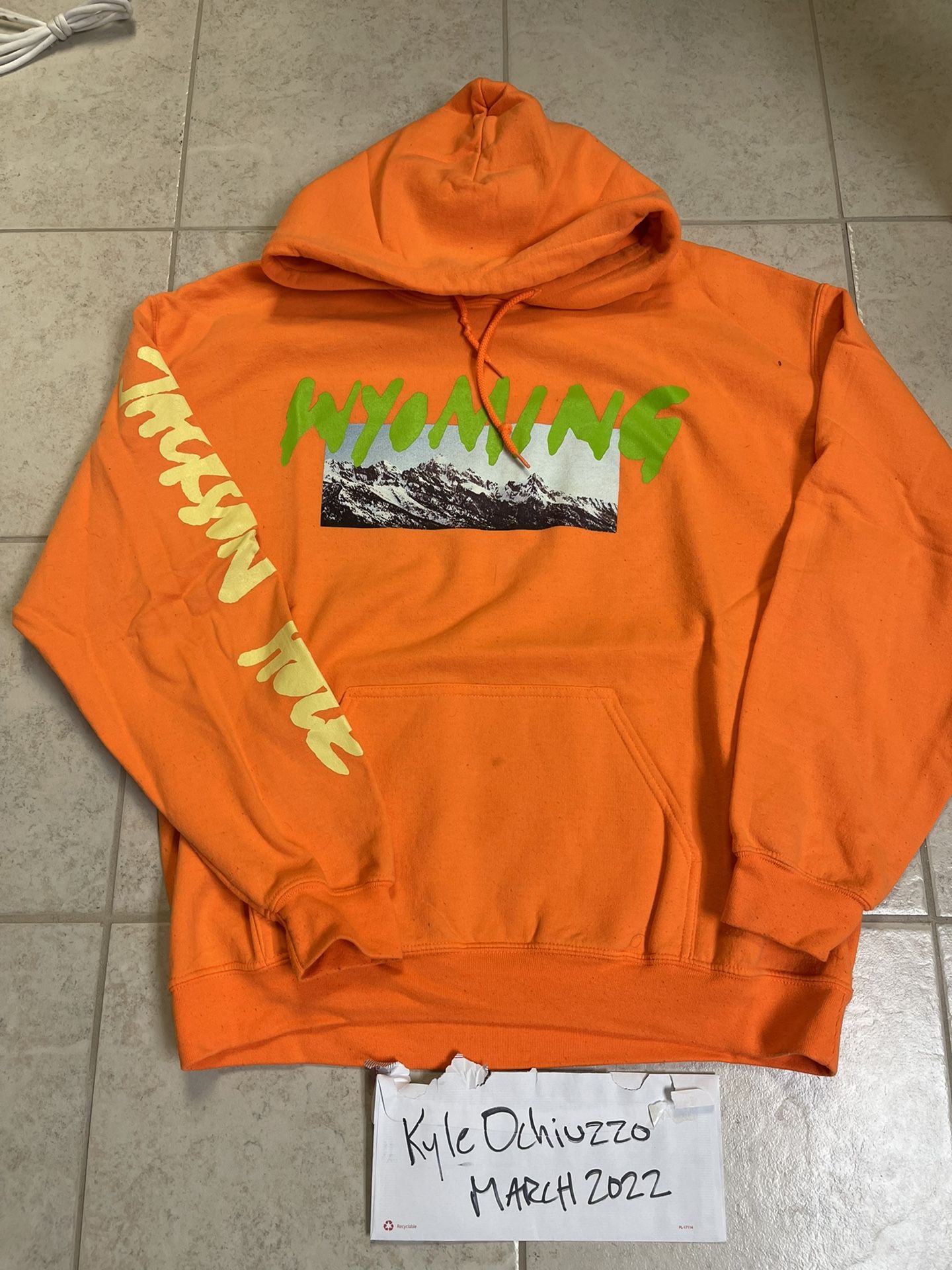 Kanye West Wyoming Hoodie Sz LARGE