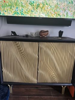 Accent cabinet and accent mirrors