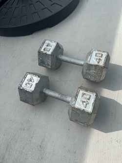Pair of 40 lb Dumbells