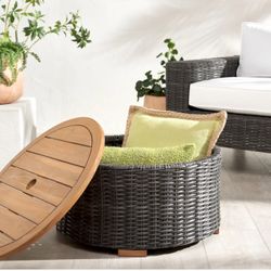 Outdoor umbrella table - NEW in original box