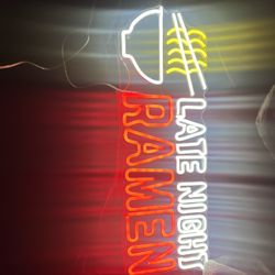 Late Night Ramen Neon Sign 