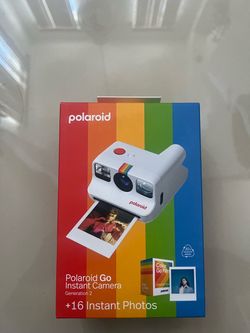 Polaroid Go Generation 2 - Mini Instant Camera + Film Bundle (16 Photos Included) - White