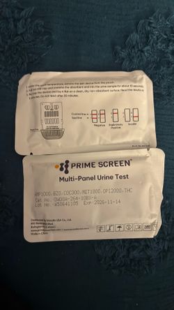 Multi-panel urine test.