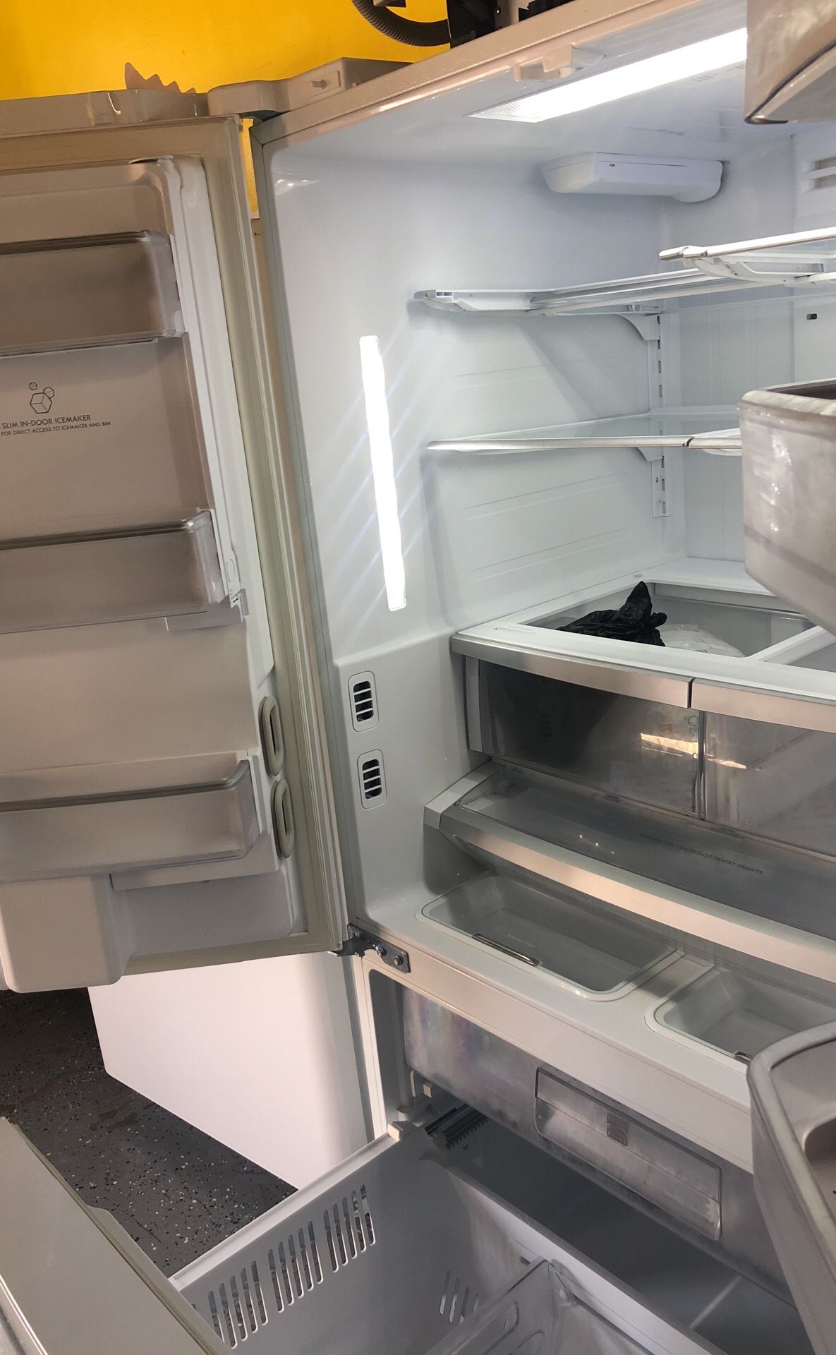 Kenmore white french door refrigerator bottom freezer