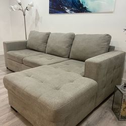 Sectional Sofa Bed Rooms To Go Couch with Storage FREE DELIVERY