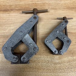2pc Kant twist 3” & 2” clamp set 410-405 welding Machinist tool lot jig fixture vise