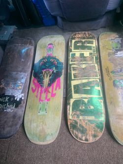 Skateboard decks 5$ each