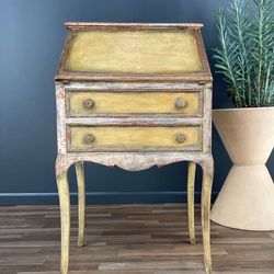 Vintage Italian Painted Drop-Leaf Desk, c.1950’s - Delivery Available