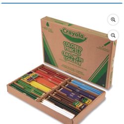 Crayola Color Pencil Classpack Set with (240) Pencils and (12) Pencil Sharpeners, Assorted Lead and Barrel Colors, 240/Pack