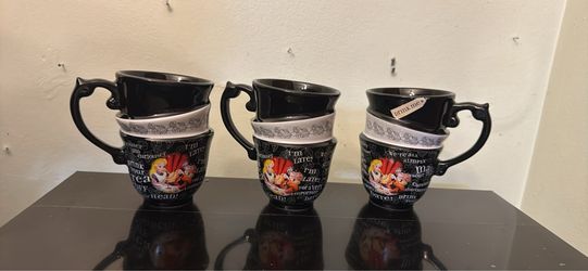 Disney Alice in Wonderland Ceramic Mugs Set of 3