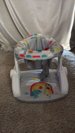 Bright Starts Learn-to-Sit Floor Seat, 2-Position, Foldable