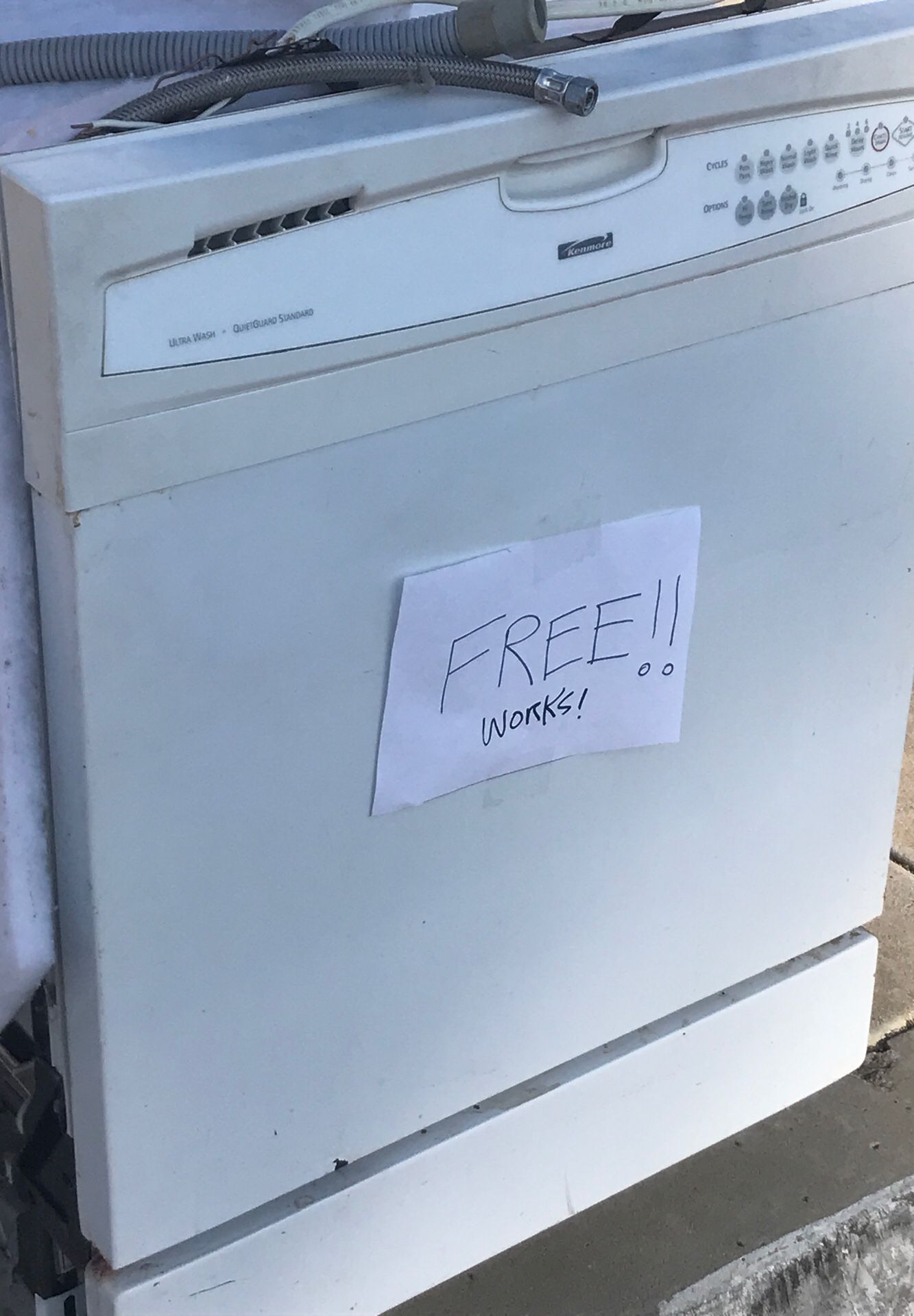 Free Kenmore Dishwasher! Hurry before it’s gone!