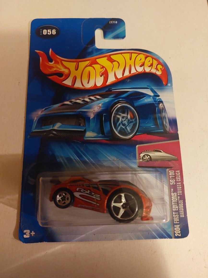 2004 Hotwheels First Edition 56/100 Hardnoze Toyota Celica