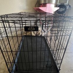 Large Double Door Dog Crate