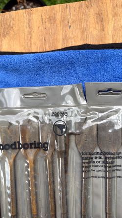 Craftsman wood boring bit set