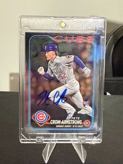 2024 Pete Crow-Armstrong Topps Chrome USC158 (rc) Auto