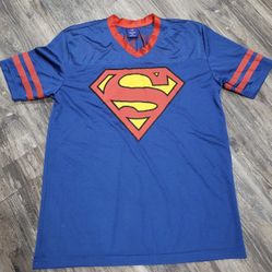 DC Comics Superman #1 Jersey Adult Size Large - Blue & Red