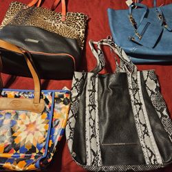 4 Name Brand Tote Bags 3 Are Brand New