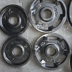 VTX 10lbs And 5lbs Olympic Plates Pairs