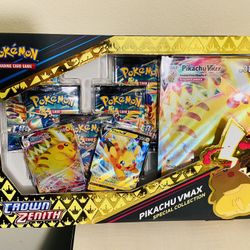Pokemon Cards: Crown Zenith Pikachu VMAX Special Collection
