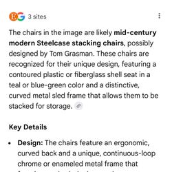 Steel Case Chairs