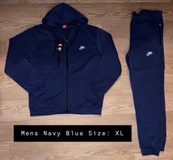 Navy Blue X-Large Nike Sweatsuit