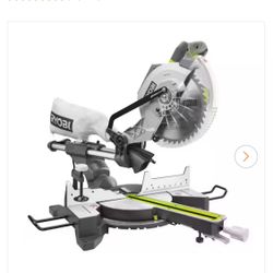 Ryobi Sliding Mitter Saw 10” New 