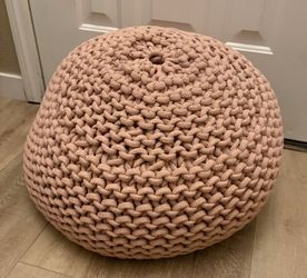 Blush ottoman