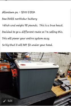 2 huge car audio batteries