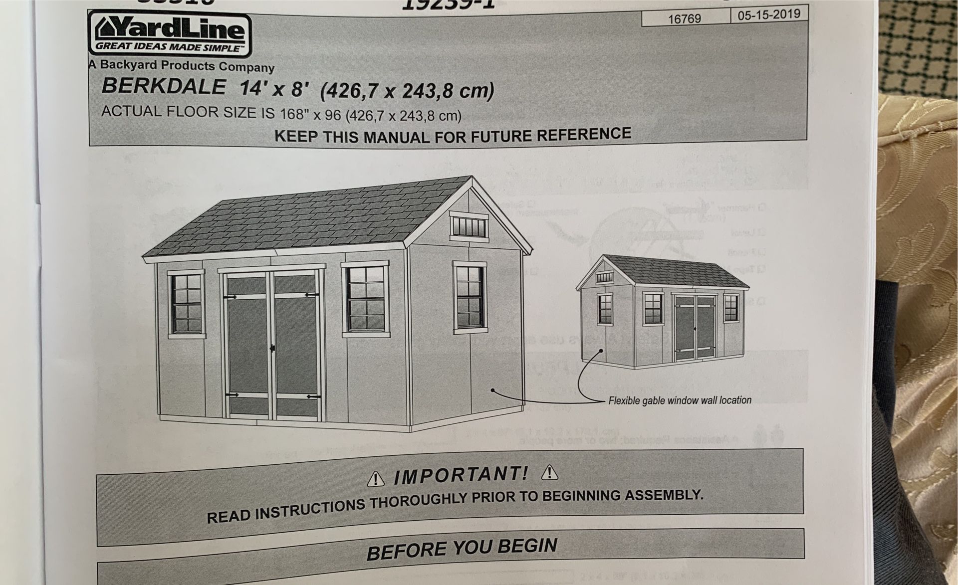 Brand New Berkdale 14x8 Wood Shed For Sale