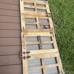 4 Antique Cabinet Doors . See Pics. 