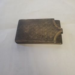 40's Sterling Cigarette Box British Officer E. L. Spencer