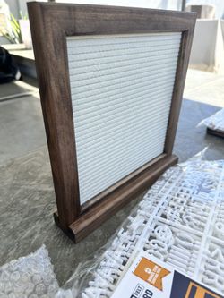 Felt Letter Wood Board 