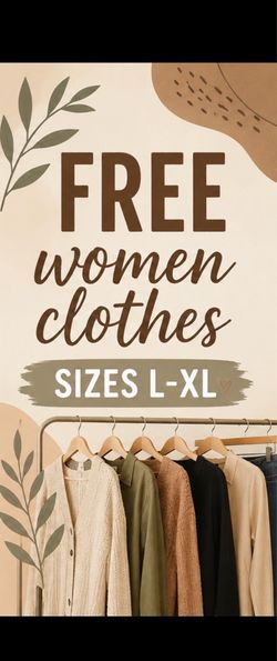 Free Women’s Clothes L-XL