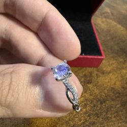 Moissanite Gemstone Ring