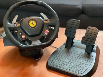 PS5 Ferrari Racing Wheel & Pedals for PlayStation5 – Great Condition