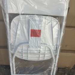 FOLDING PLASTIC CHAIRS AND RECTANGULAR TABLES FOR SALE