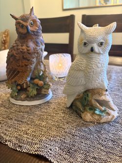 Set of vintage owls