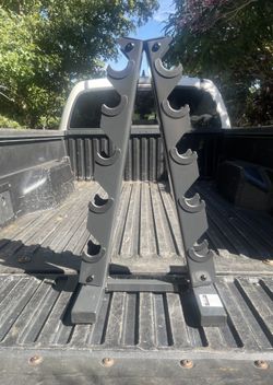 NEW  SMALL  (A-FRAME)  : 10 DUMBBELL PYRAMID  RACK 
  •. RUBBER  &  STEEL DUMBBELLS ARE ALSO AVAILABLE AS WELL