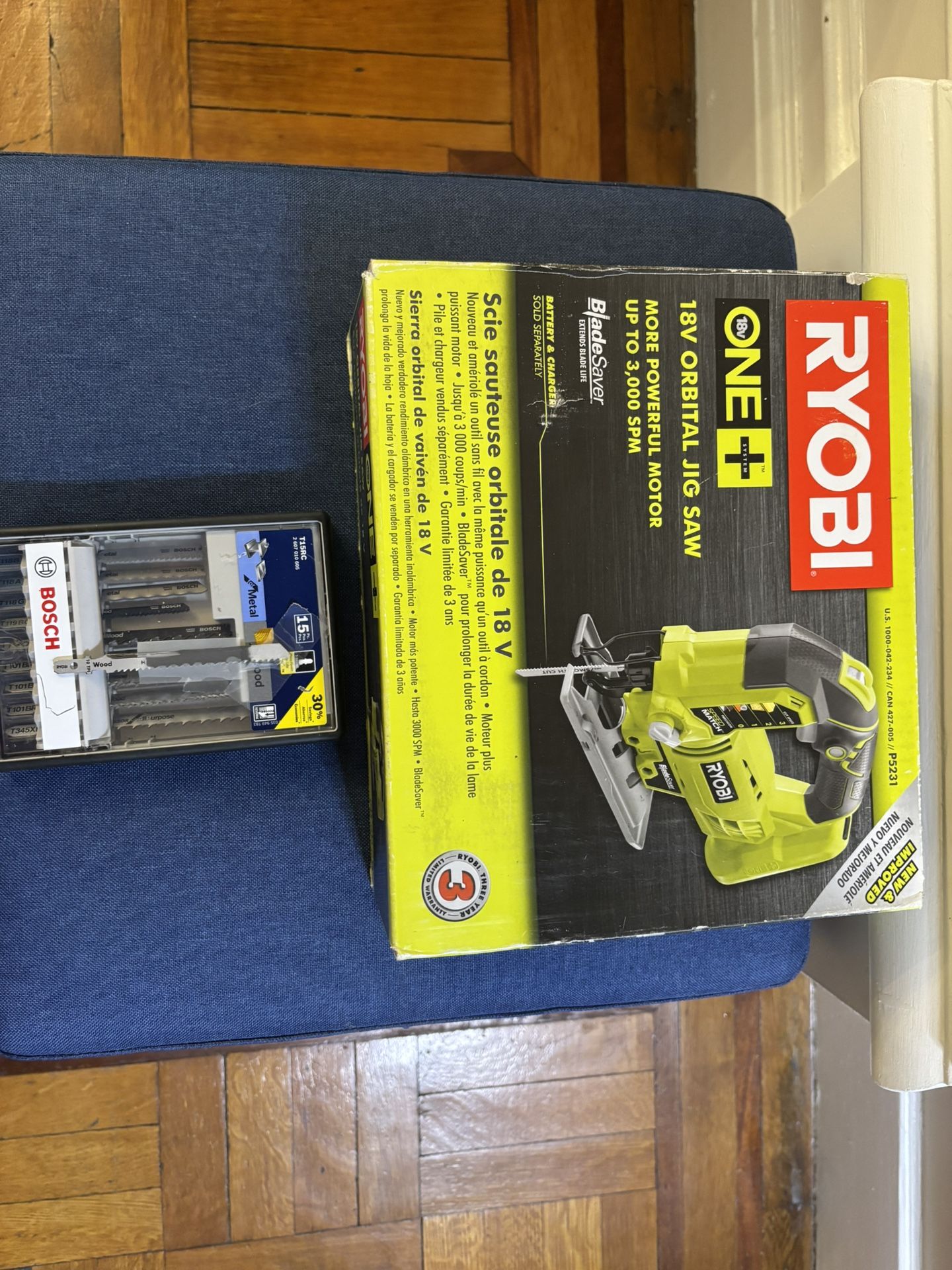 RYOBI One 18V Orbital Jig Saw And Bosch Jig Saw Blades