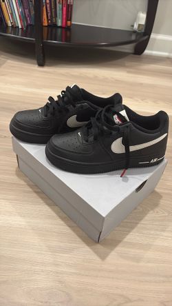 Nike Air Force 1 Low GS Black/White Size 4.5Y – Excellent Condition