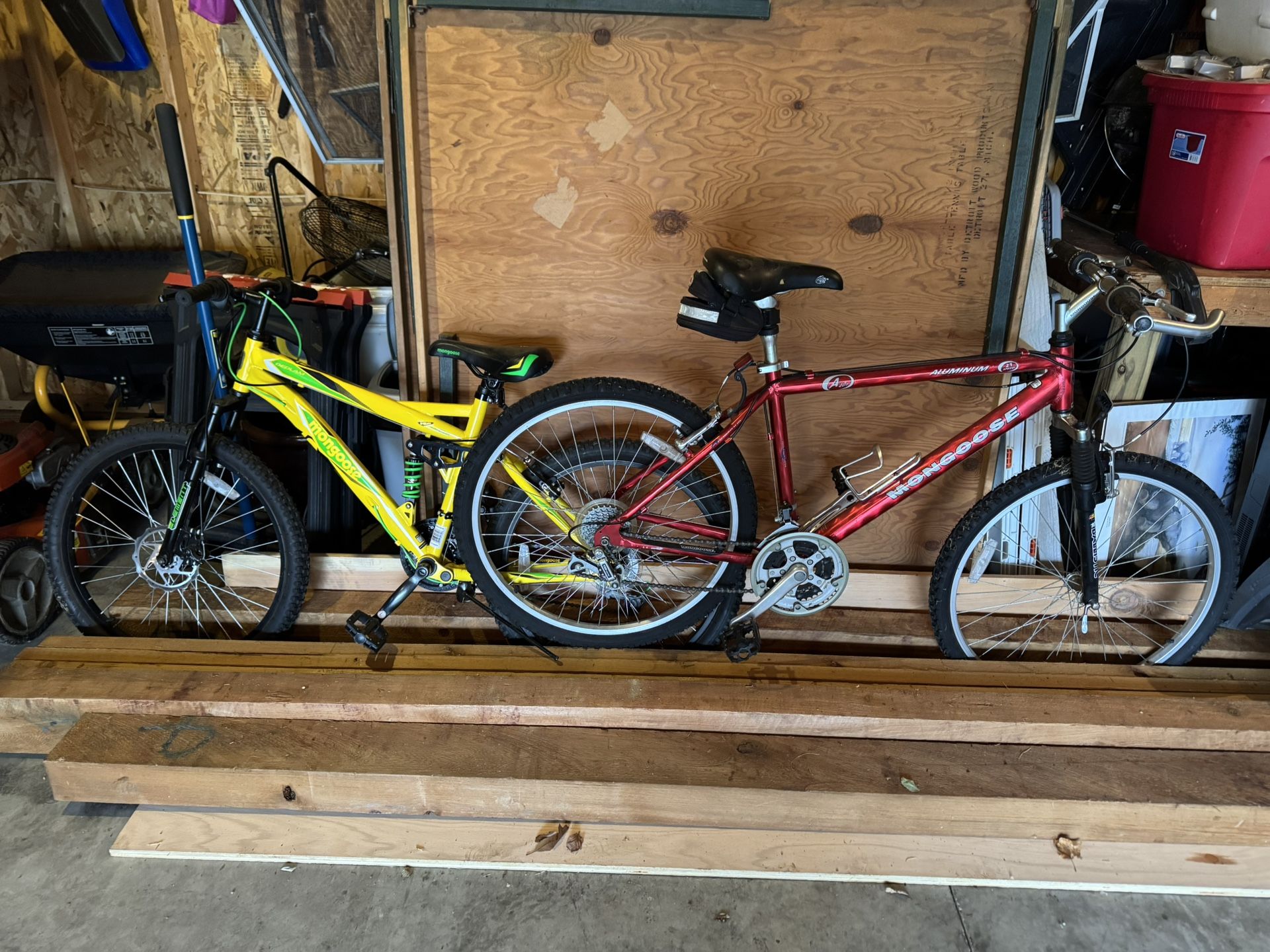 QTY 2 Mongoose Bicycles