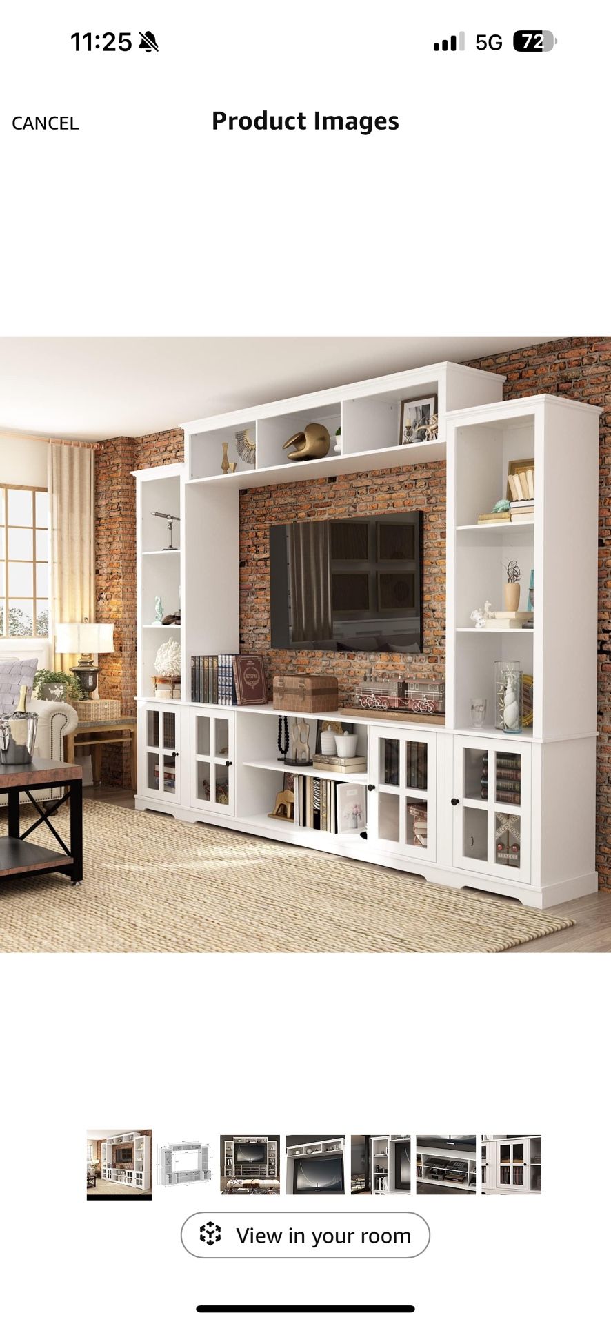 Entertainment Center With Bookcase