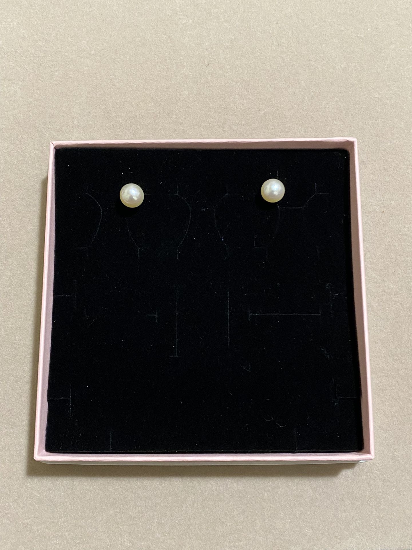 14k Natural Pearl Earrings